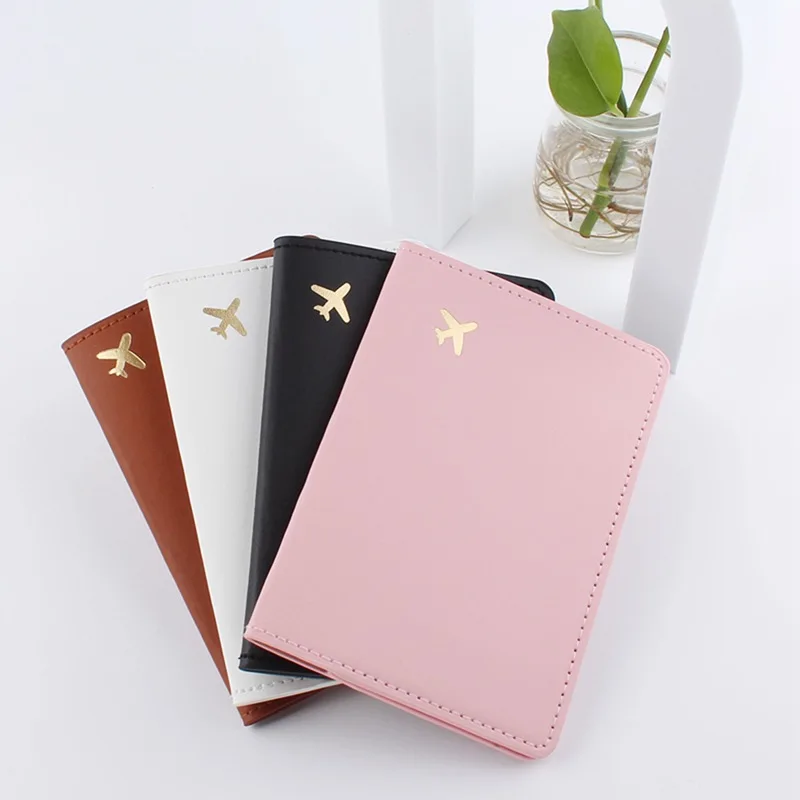 Travel Accessories Wallet - シンプルなファッションパスポートホルダーバッグ旅行薄型スリム ID カードドキュメント財布旅行 PU レザーカードケースカバーユニセックスギフト