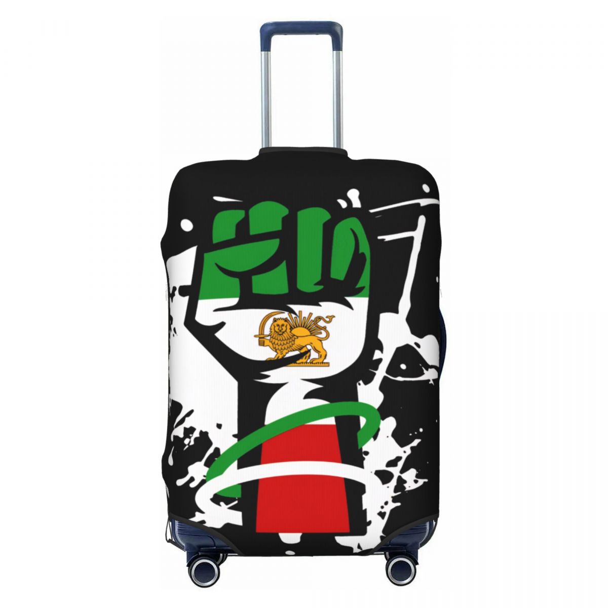 Travel Accessories Long Flight - 長生きせよシャー・イラン・ライオン・スーツケースカバー・フライト・ビジネス・弾性荷物ケースプロテクター