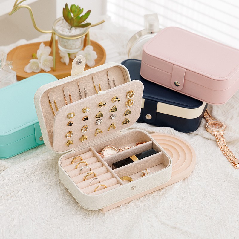 抗酸化ポータブルトラベルミニジュエリーボックス収納ホルダー（ - Travel Accessories Jewelry のレビューと価格