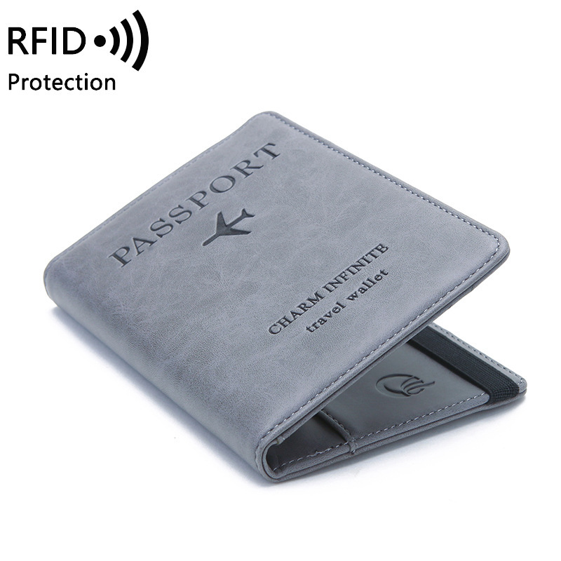 ユニセックス PU レザー パスポート ホルダー - RFI - Travel Accessories Wallet のレビューと価格