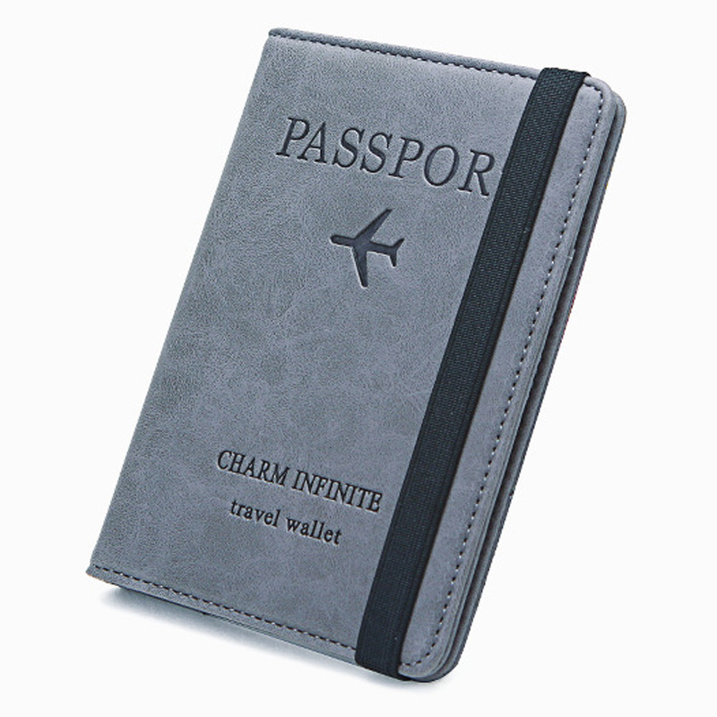 ユニセックス PU レザー パスポート ホルダー - RFI - Travel Accessories Wallet のレビューと価格