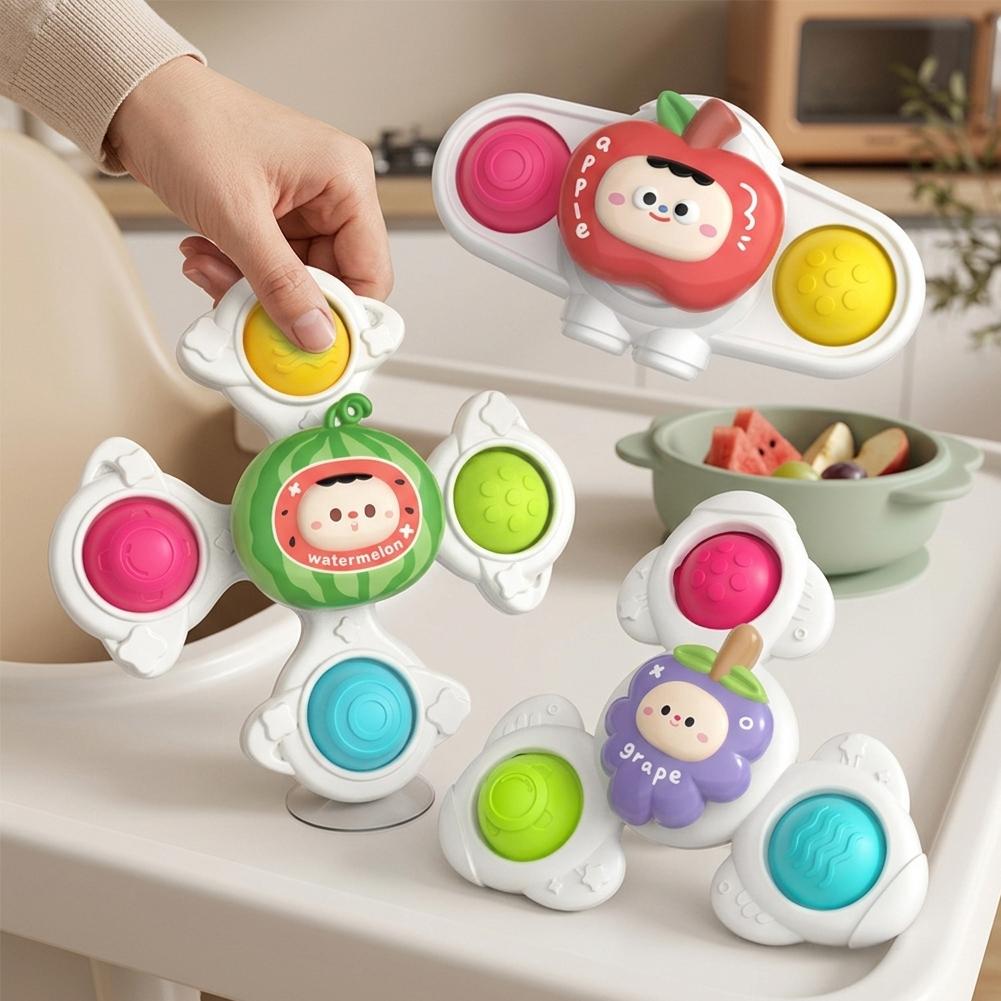 3個セット ベビー吸盤スピナートイ 食卓 浴室 窓 旅行用  - Travel Accessories Baby のレビューと価格