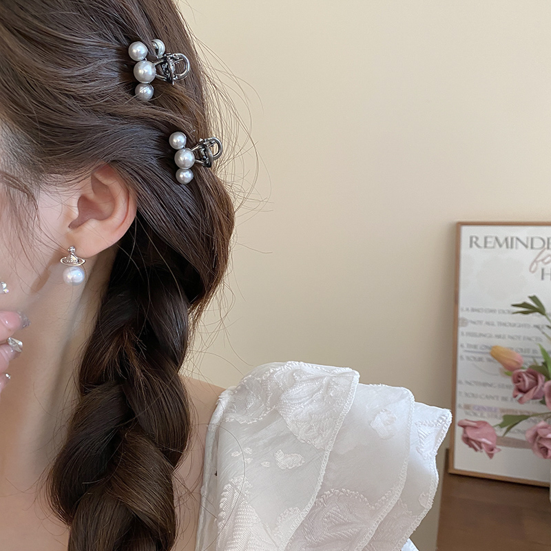 フランスのミニイミテーションパールヘアクリース女性用、フリン - Travel Accessories Aesthetic のレビューと価格