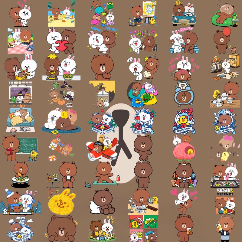 LINE FRIENDS ブラウン・コニー・サリー アニメ風 - Luggage Cover Protector のレビューと価格
