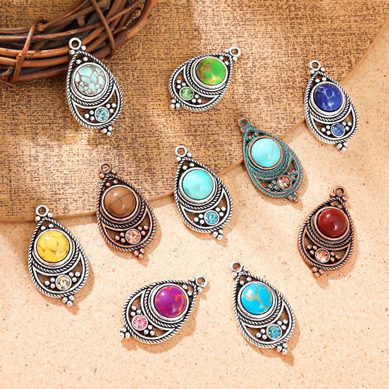 エスニックヴィンテージボヘミアンストーンセッティングジュエリ - Travel Accessories Jewelry のレビューと価格