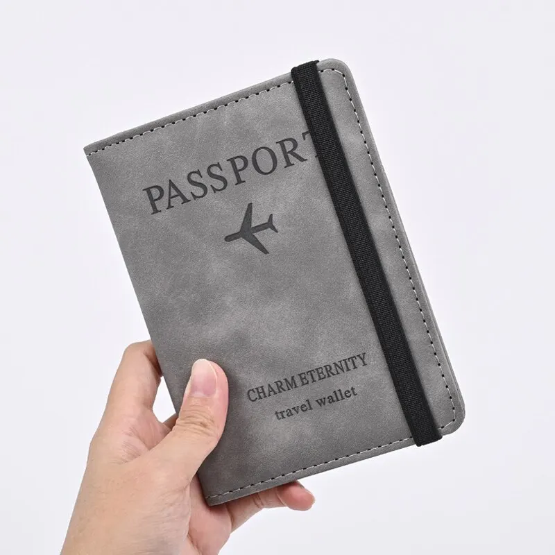 男性用PUレザーハンドキャリー財布、パスポート財布、名刺入れ - Travel Accessories Wallet のレビューと価格